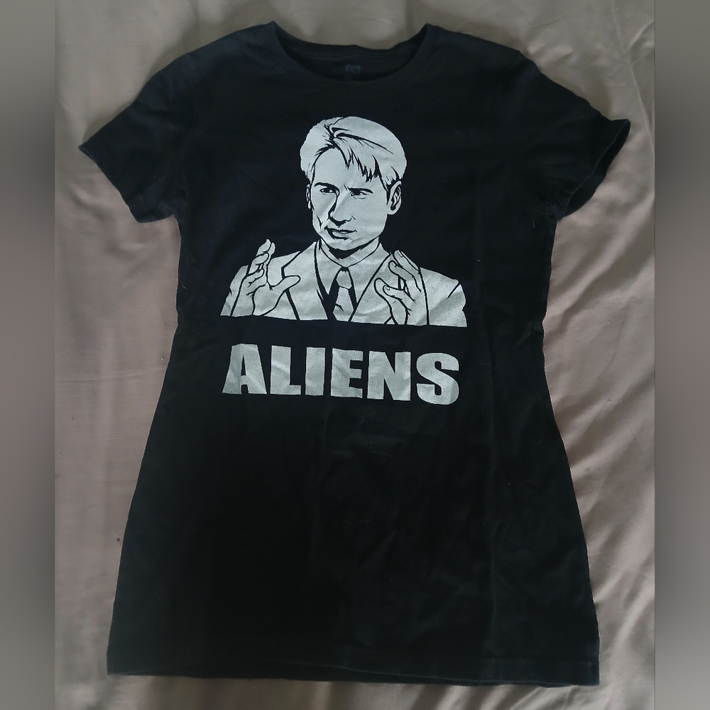 Fox Mulder Ancient Aliens meme tee
